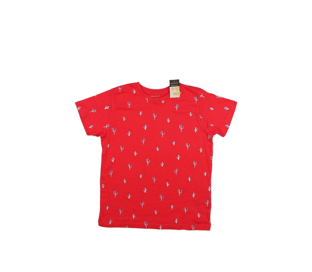 Nové červené triko s kaktusy Primark 