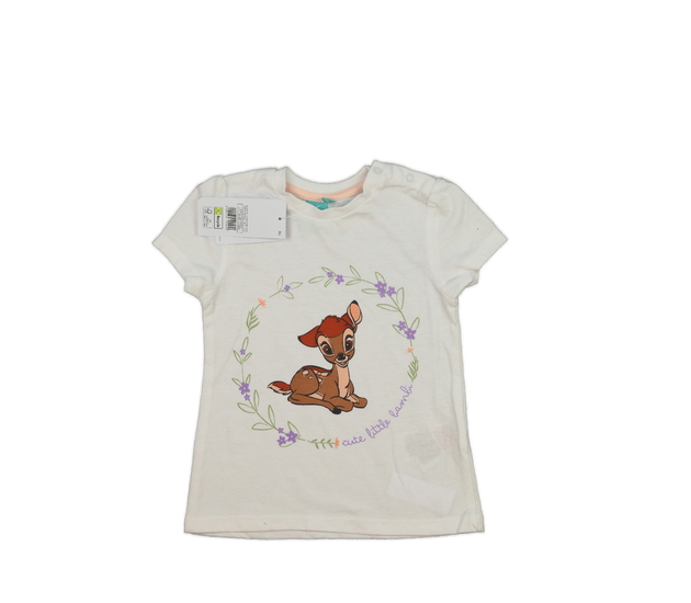 Nové bílé triko Bambi Disney 