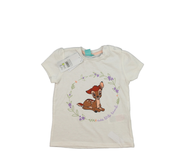 Nové bílé triko Bambi Disney 