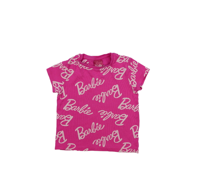 Sytě růžové triko Barbie George