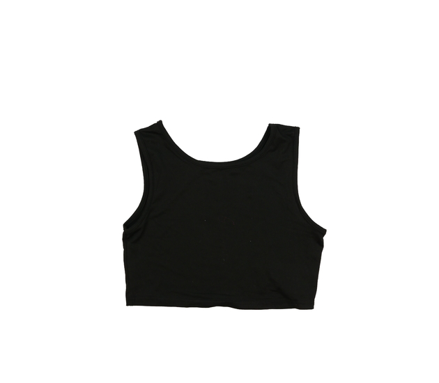 Černý crop top vel. 176 