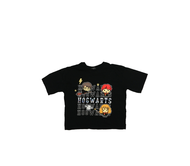 Černý crop top Harry Potter George