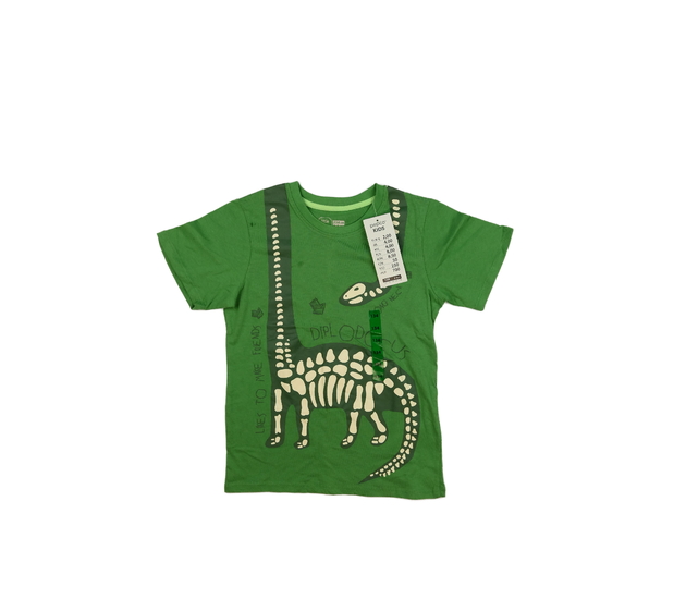 Nové zelené triko s dinosaury 