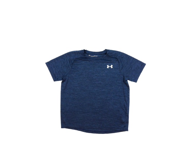 Modré melírované sportovní triko Under Armour 
