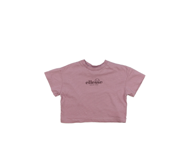 Růžové široké triko Ellesse