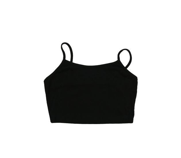 Černý crop top 