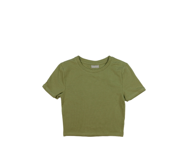 Zelený crop top 
