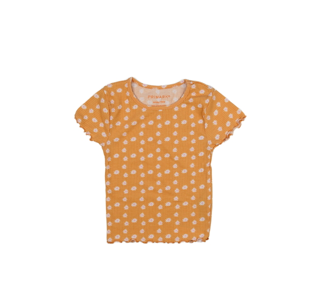 Oranžové květinové triko Primark 