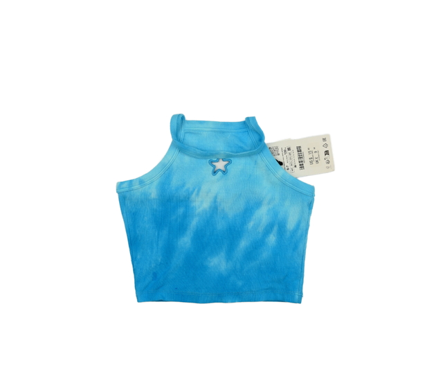 Nový modrý crop top Zara