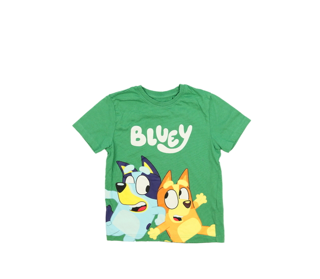 Zelené triko Bluey Primark 