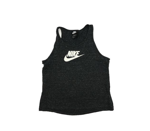 Šedé melírované tílko Nike 