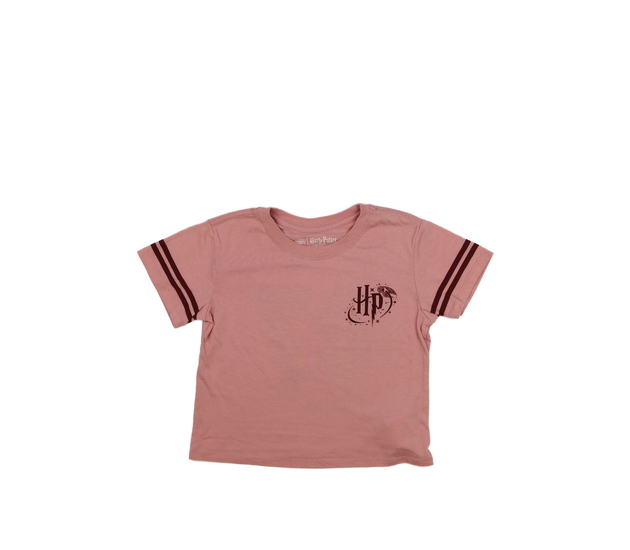 Růžové kratší triko Harry Potter 
