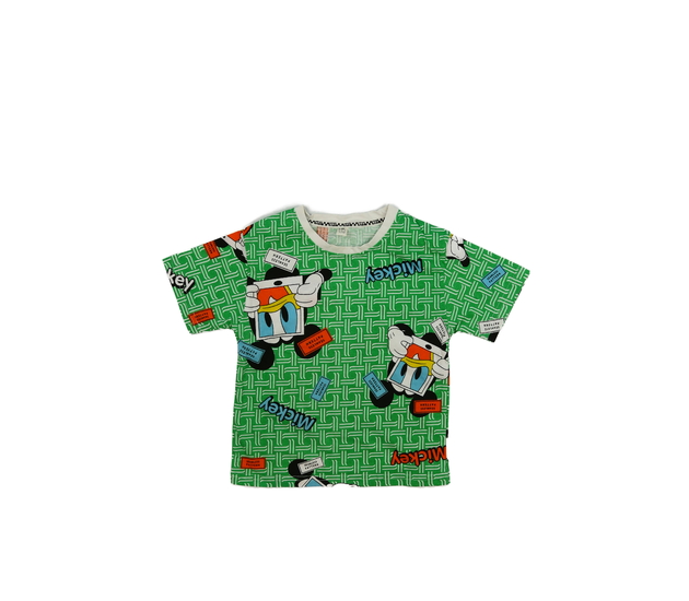 Zelené triko Mickey 
