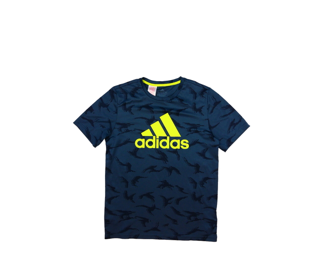 Tmavě modré sportovní triko vel. 176 Adidas 