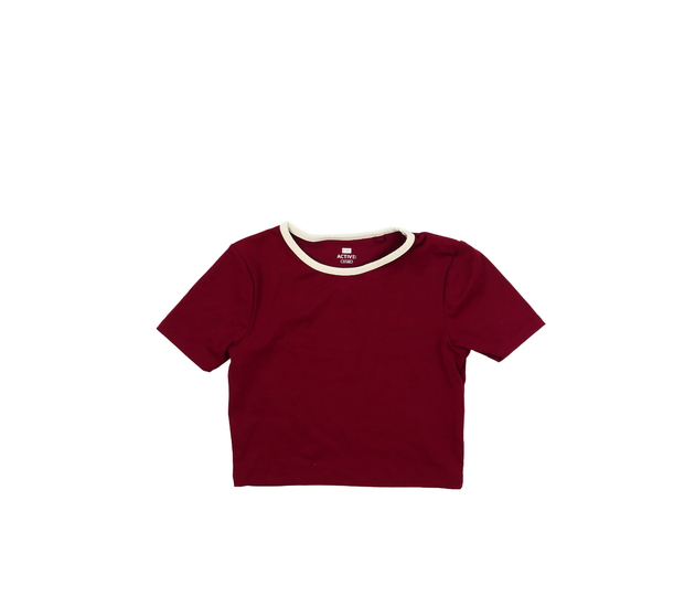 Červený crop top F&F