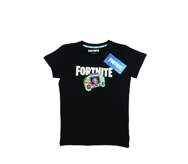 Nové černé triko EUR S Fortnite 