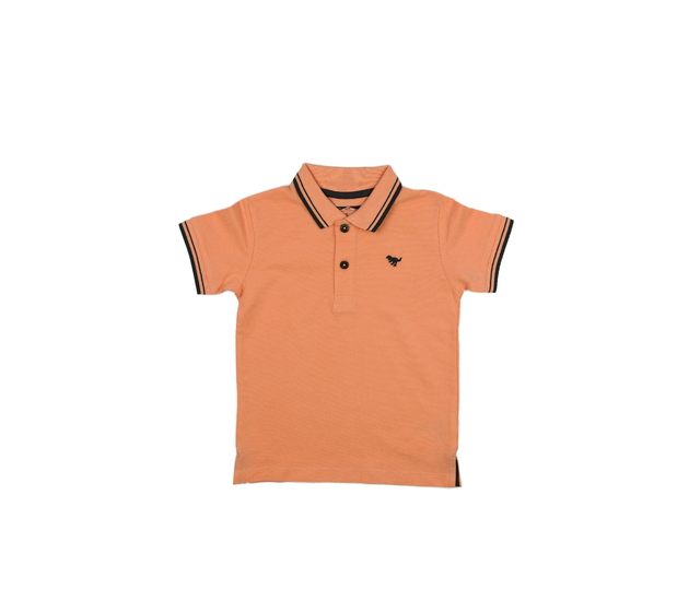 Oranžové triko s límečkem Next