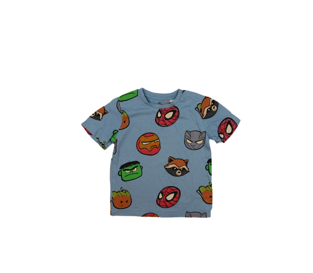 Modré triko Marvel H&M