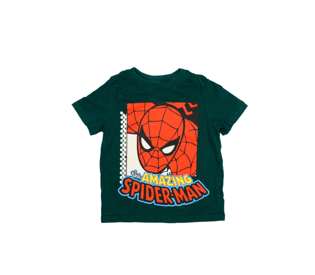 Tmavě zelené triko Spider-man Marvel George