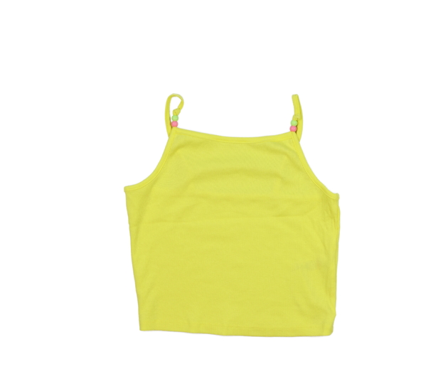 Žlutý crop top George