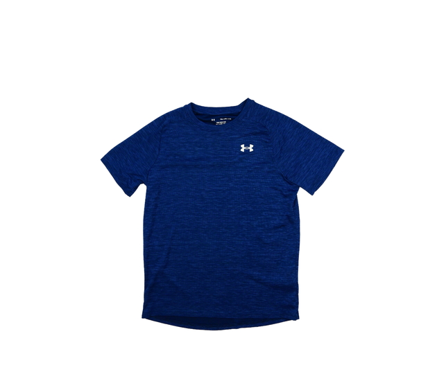Modré melírované triko vel. 170 Under Armour 