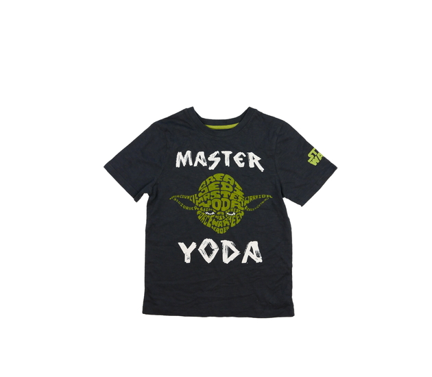 Šedé triko Yoda Star Wars 