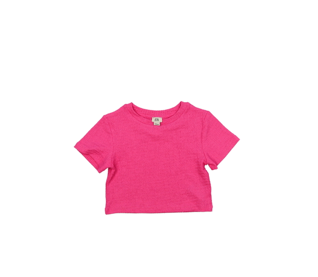Růžový crop top River Island 