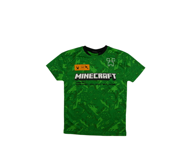 Zelené triko Minecraft Primark 