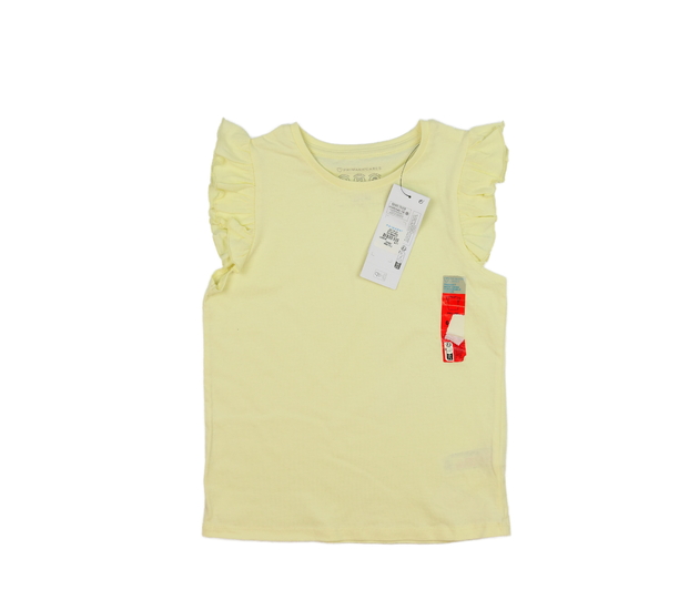 Nové žluté triko s volánky Primark 