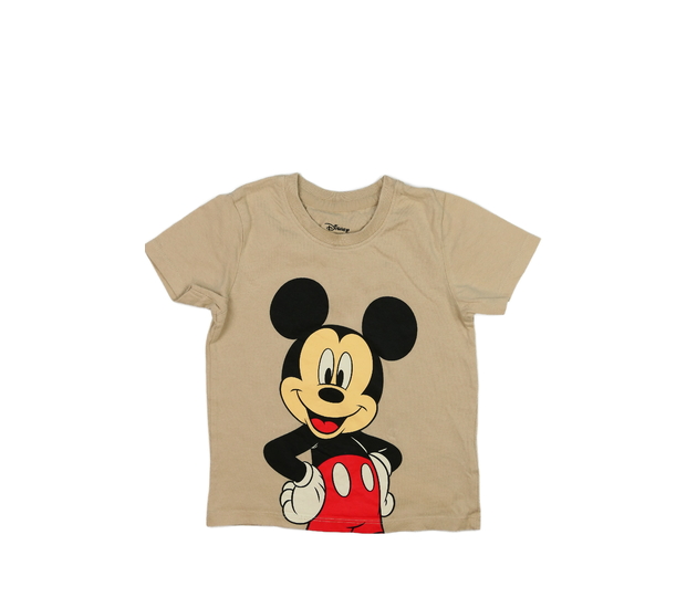 Hnědé triko Mickey Disney Primark 