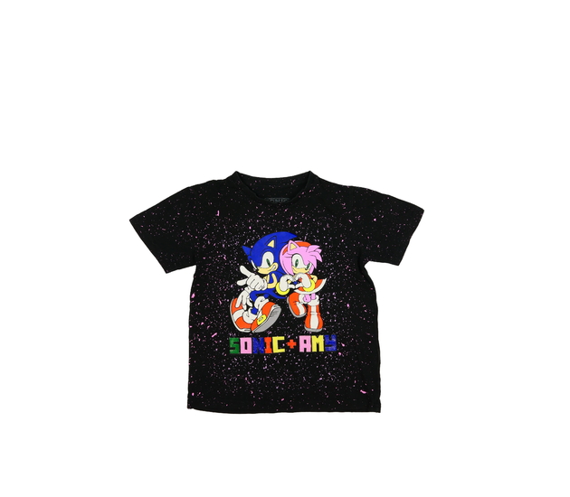 Černé triko Sonic 