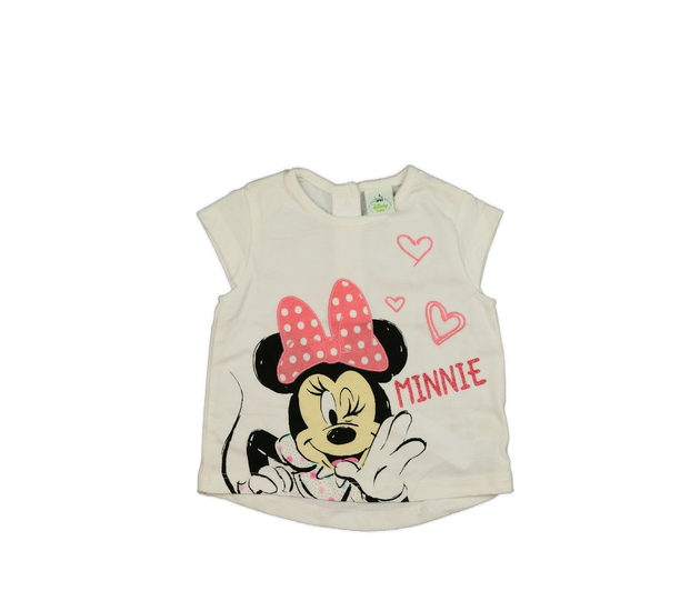 Krémové triko Minnie Disney 