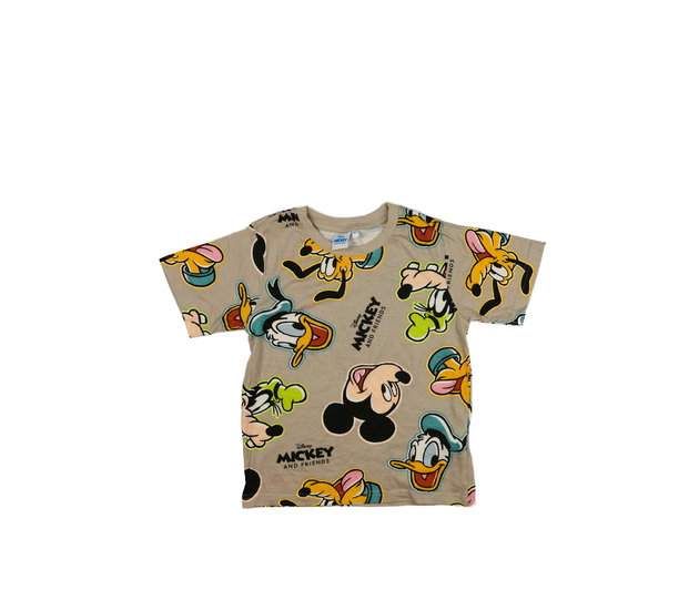 Hnědé triko Mickey 