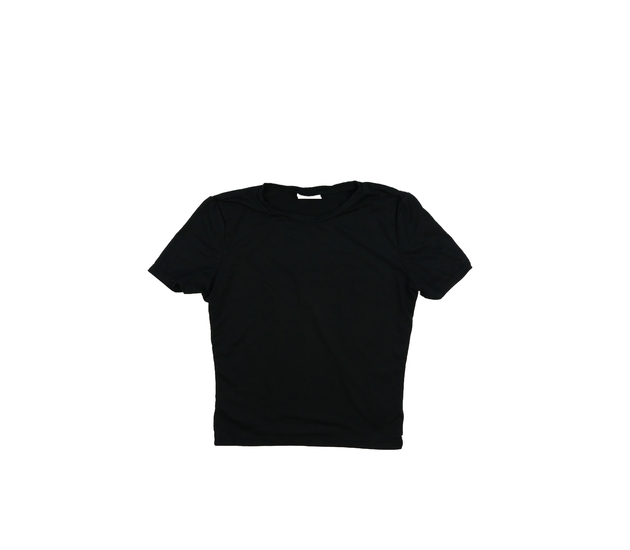 Černý crop top 