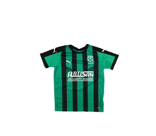 Zeleno-černé sportovní triko Puma 