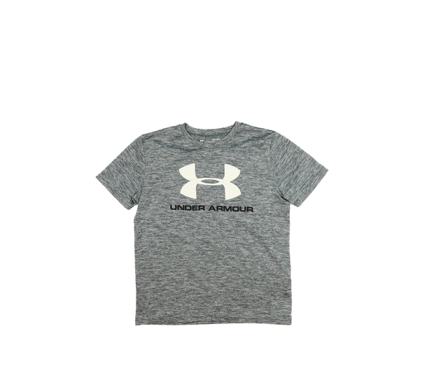 Šedé melírované sportovní triko Under Armour 