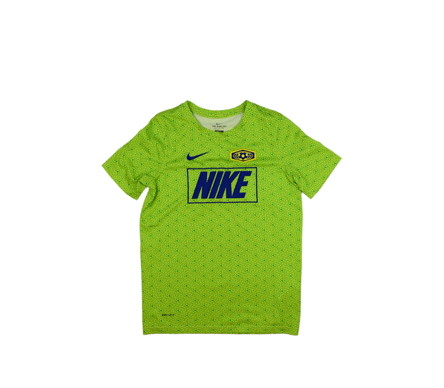 Zeleno-žluté sportovní triko Nike 