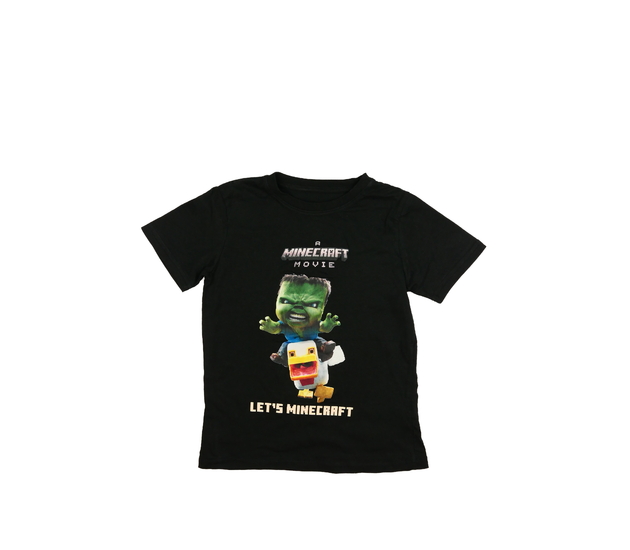 Černé triko Minecraft 