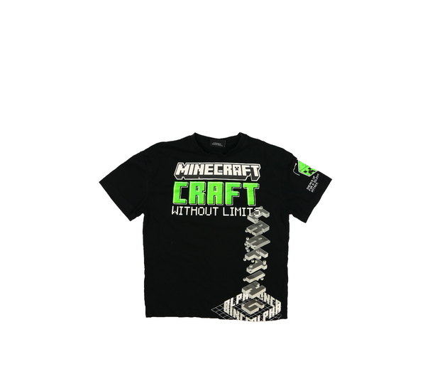 Černé triko Minecraft 
