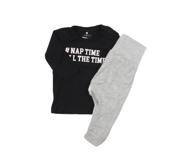 Šedočerný pyžamový set H&M