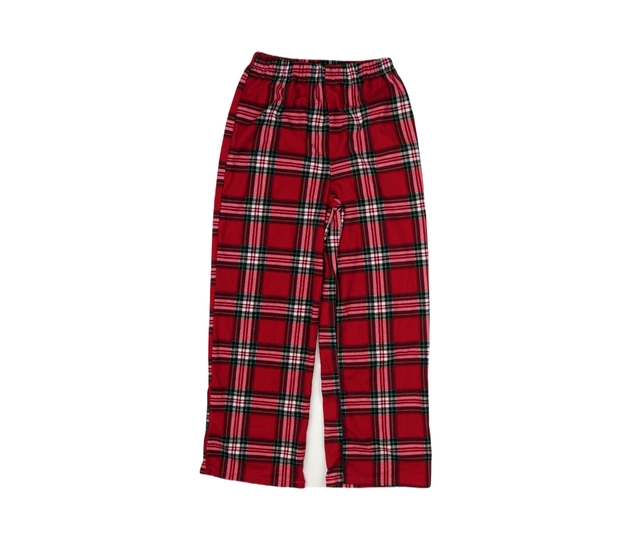 Červené kostkované pyžamové kalhoty 