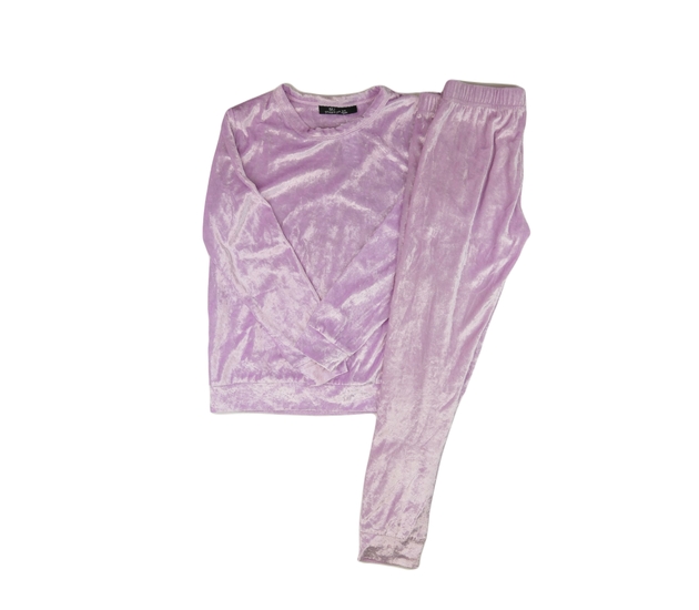 Lila sametové pyžámko