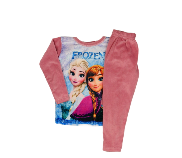 Růžové teplejší pyžamo Frozen 