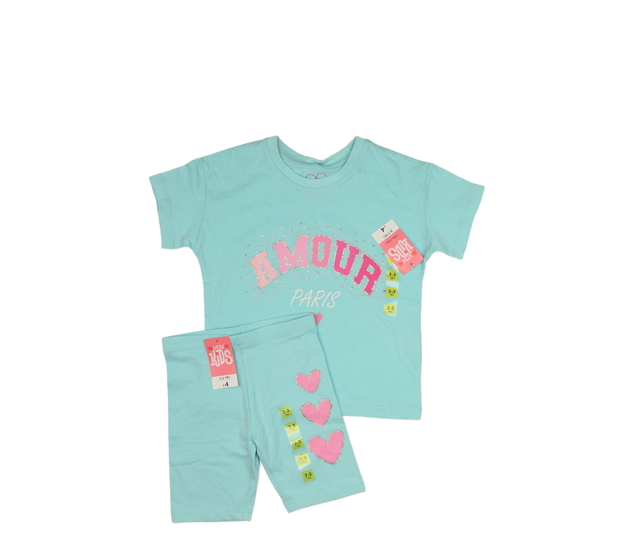 Nové modré pyžamo se srdíčkem 