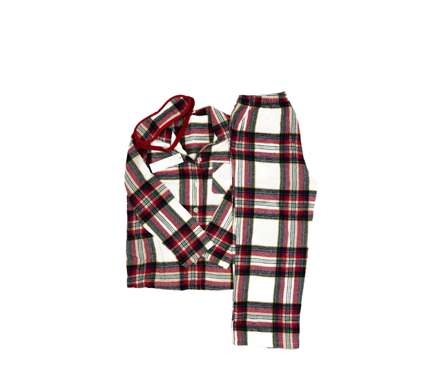 Nové pruhované pyžamo s maskou na spaní 