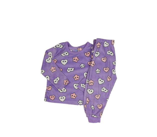 Fialové hebké pyžamo Primark