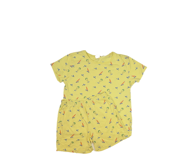 Žluté pyžamo s obrázky Zara