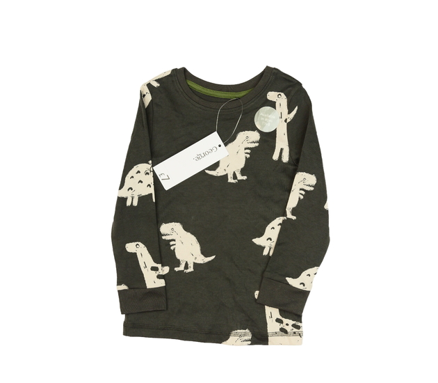 Nové šedé triko s dinosaury George