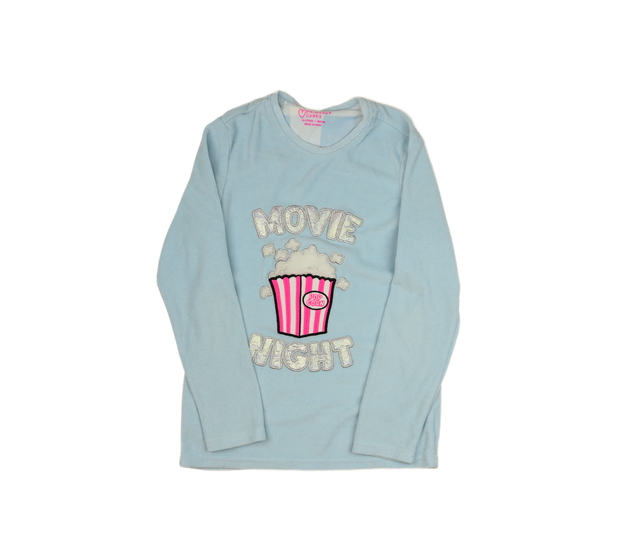 Modrý hebký pyžamový vršek Primark 