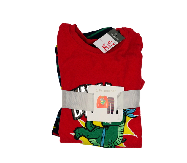 Nové fleecové pyžamo s dinosaurem Primark 